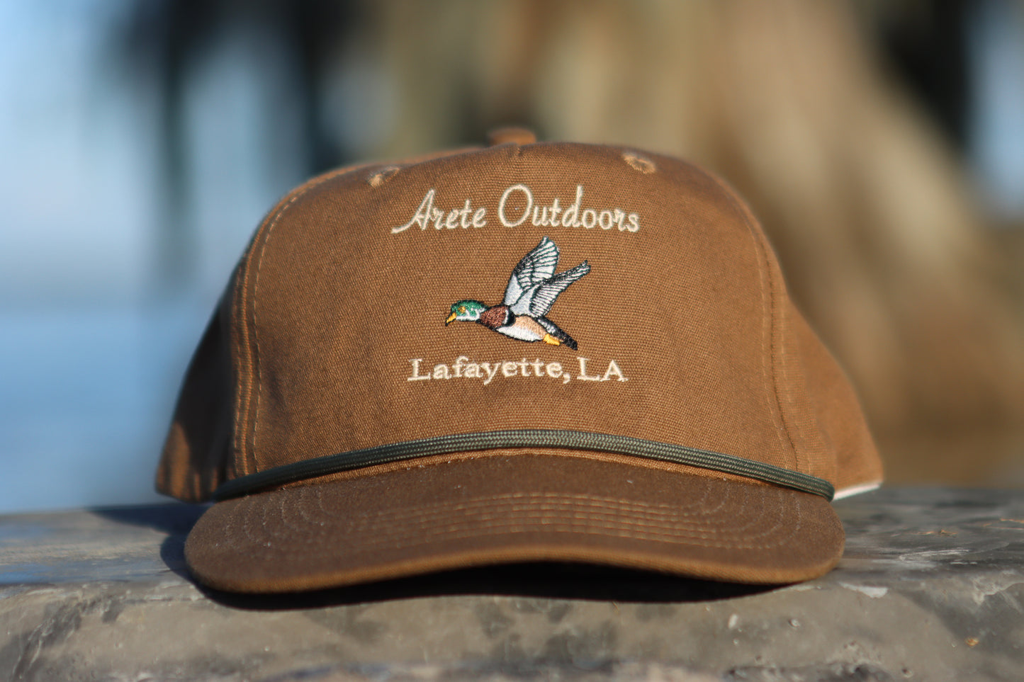 Light Brown Woodie Cap